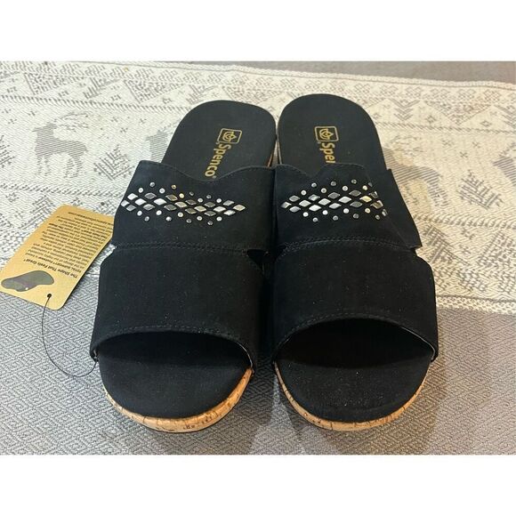 Spenco Women's Passport Wedge Slide Sandal - Picture 2 of 9